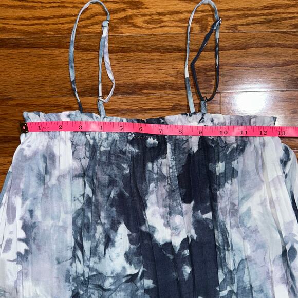 Stile Benetton Watercolor Floral Relaxed Ruffle Mini Dress Size XS - Picture 10 of 11